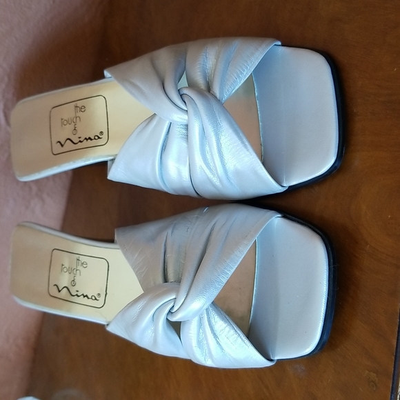 NWOB Nina Twisted Open Toe Mules - Picture 2 of 6